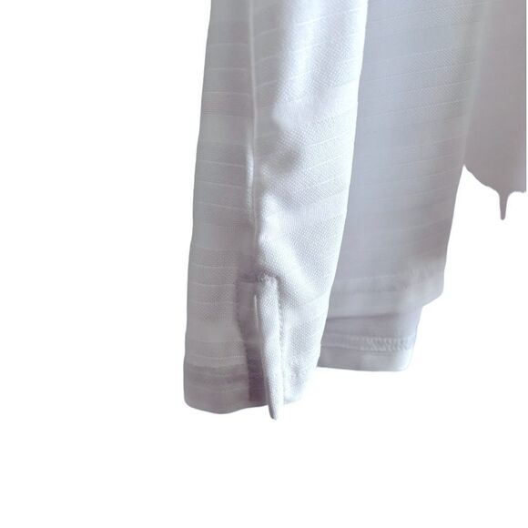 Port Authority White Pullover Open V-neck Top Size XL 8 0356 - Picture 3 of 5